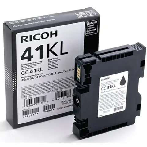 Tusz Ricoh GC 41KL / 405765 Black do drukark (Oryginalny) [0.6k]